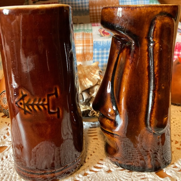 Hawaiian Mugs, Two/Set, Large, Brown - Picture 4 of 16
